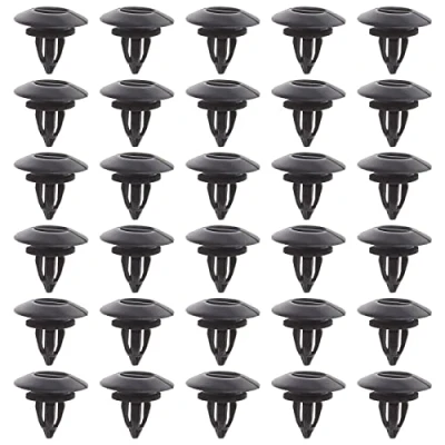 Abbildung von Be In Your Mind 30 Stück Seitenverkleidungsschwellen Clips Wippleiste Radgehäuse Halter schwarz Kunststoff mit Schwammdichtung 51777171003 kompatibel BMW X3 X5 X6 E70 E71