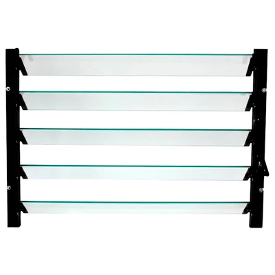 Abbildung von Vitavia Fenster &quot;Lamellenfenster&quot;, schwarz, BxH: 61x45 cm