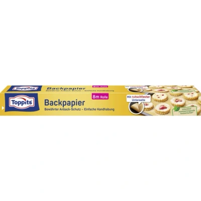 Abbildung von Toppits Backpapier 8 m, 38 cm Breit