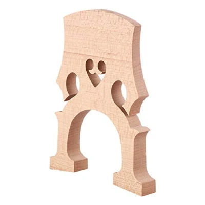 Abbildung von Cello Brücke 1/2 1/4 1/8 Ahornholz Cellobrücke Professionelle Standard Ahornbrücke für Ersatzteile(1/4)