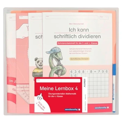 Abbildung von Meine Lernbox 4 Mathematik Fit für das 4. Schuljahr: Übungsmaterialien Klasse zu Hause und im Unterricht