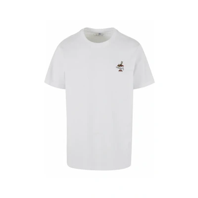 Abbildung von Mister Tee Peace Noodles EMB Tshirt print, Herren, Größe: Large, White