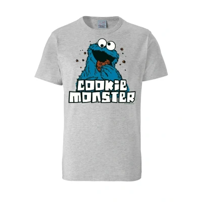 Abbildung von Logoshirt KRÜMELMONSTER Tshirt print graumeliert, Damen, Größe: 5XL, Grau meliert