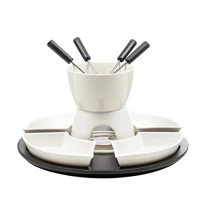 Abbildung von Haushalt International Fondue Set aus Keramik 11 teilig