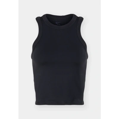 Abbildung von Nike Performance ONE Fitted CROP TANK Top, Damen, Größe: Large, Black