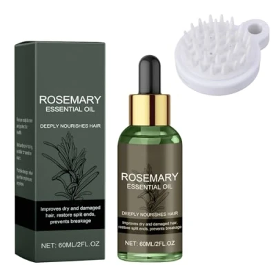 Abbildung von Zonoori Rosemary Oil for Hair, Rosmarinöl Essential Haare Bio Kopfhaut Haaröl Mint