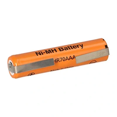 Abbildung von Akku kompatibel Braun Pulsonic Slim elektrische Zahnbürste NiMH AAA 1,2V 700mAh Micro mit Lötfahnen