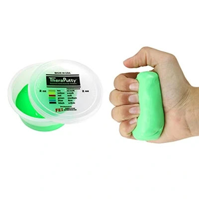 Abbildung von CanDo Antimikrobielle Theraputty Therapie Knetmasse 56 g Grün (medium)