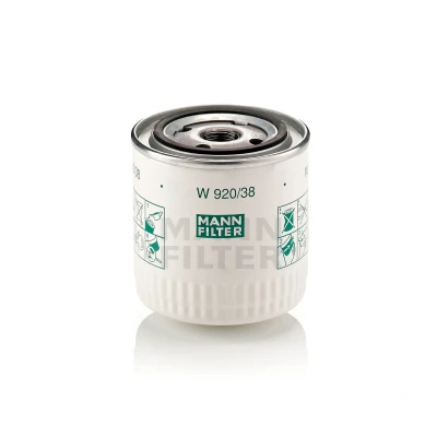Abbildung von MANN FILTER W 920/38 Ölfilter M 20 X 1.5 Anschraubfilter VOLVO: V40 Kombi, S40 I, 440 K