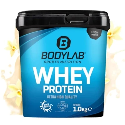 Abbildung von Bodylab24 Whey Protein Pulver, Vanillepudding, 1kg
