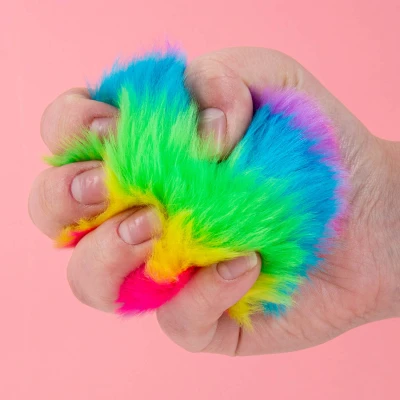 Abbildung von Plüsch Regenbogen Stressball