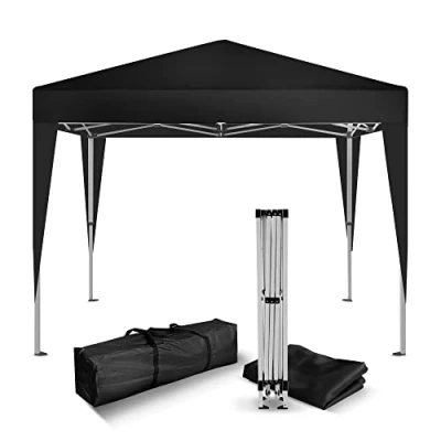 Abbildung von Kronenburg Faltpavillon wasserdicht Dachmaß 2 x m UV Schutz 50+ Pavillon in Schwarz