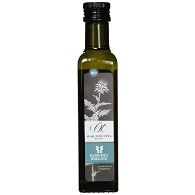 Abbildung von Ölmühle Solling Mariendistelöl kaltgepresst nativ BIO Naturland, 1er Pack (1 x 250 ml)