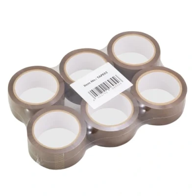 Abbildung von LogiLink Packung mit 40 Mikron Klebeband, Breite 48 mm x Länge 66 m, Braun, 6 Stück