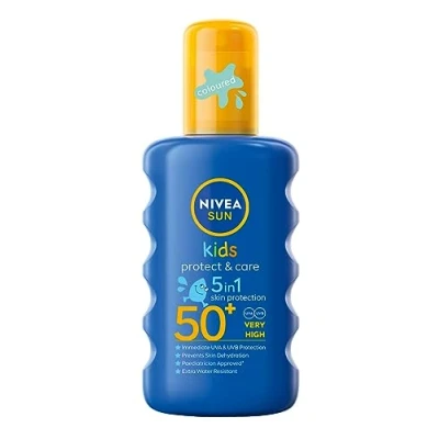 Abbildung von Nivea Sun Kids Schutz &amp; Pflege Sonnenspray, Lichtschutzfaktor 50+, 1er Pack (1 x 200 ml)