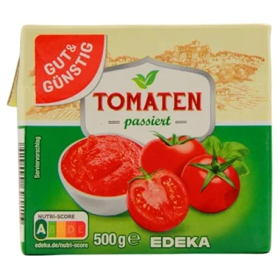 Abbildung von Gut &amp; Günstig Tomaten passiert, 12er Pack (12 x 500g)