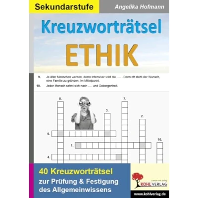 Abbildung von Kreuzworträtsel Ethik: Prüfung und Festigung des Allgemeinwissens im Fach Ethik