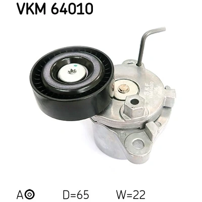 Abbildung von SKF VKM 64010 Spannrolle HYUNDAI: i40 Kombi, i30 II Schrägheck, ix35, KIA: CARENS 4, Sportage III, cee‘d I Schrägheck kfzteile, kfzteile24, bandel