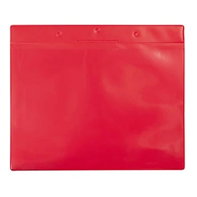 Abbildung von Tarifold Pro Kennzeichnungshülle A4 quer rot magnetisch PVC VE=10 Stüc