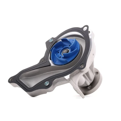 Abbildung von SKF VKPC 84215 Wasserpumpe mit Dichtungen Stehbolzen Kunststoff für Keilrippenriementrieb FORD: Focus Mk1 Schrägheck, FIESTA 5