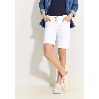 Abbildung von Cecil Jeans Shorts, Damen, Größe: 27, Weiß