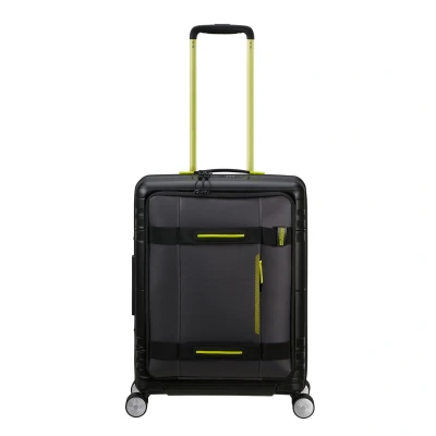 Abbildung von American Tourister Hello Cabin Spinner 55 EXP Coated black/lime