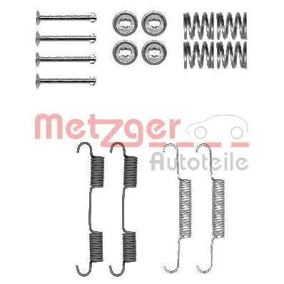 Abbildung von QUICK BRAKE 105 0896 Zubehörsatz, Feststellbremsbacken NISSAN: Pathfinder 3, NP300 Navara Pickup, Pritsche / Fahrgestell