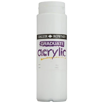 Abbildung von Daler Rowney Graduate Acrylfarbe 500 ml Titanium White