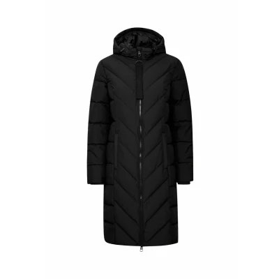 Abbildung von Fransa Wintermantel, Damen, Größe: Large, Black