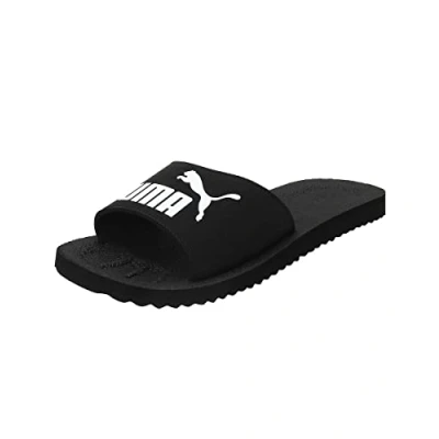 Abbildung von Puma Purecat Slide Badeschuhe Black/White Größe: 49.5