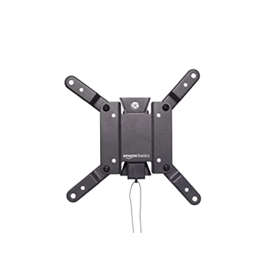 Abbildung von Amazon Basics neigbare TV Wandhalterung für 12 Zoll bis 40 Fernseher (30 a 102 cm) und VESA 200 x 200, Schwarz
