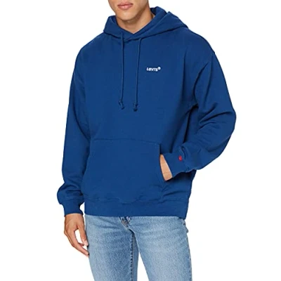 Abbildung von Levi&#039;s Herren Red Tab Sweats Hoodie Sweatshirt Navy Peony (Blau) XXS