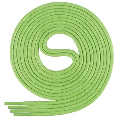 Abbildung von Di Ficchiano gewachste runde Schnürsenkel, Schuhband, Laces, Durchmesser 2 4 mm für Businessschuhe, Anzugschuhe und Lederschuhe Farbe: green.128 Länge: 90cm