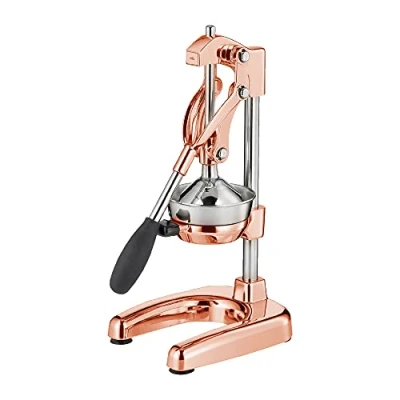 Abbildung von Cilio C309454 Manuelle Saftpresse, Zinkdruckguss, Kupfer, 23 x 19 44 cm