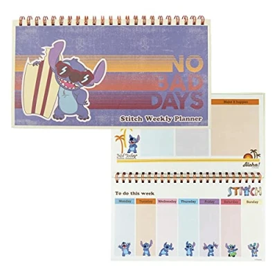 Abbildung von CERDÁ LIFE&#039;S LITTLE MOMENTS Planificador Semanal Pequeño de Espiral Stitch Licencia Oficial, Azul, 2100003559
