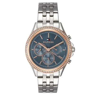 Abbildung von Tommy Hilfiger ARI Dressed UP Uhr silvercoloured, Damen, Größe: One Size, Silver coloured