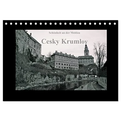 Abbildung von Schönheit an der Moldau Cesky Krumlov (Tischkalender 2025 DIN A5 quer), CALVENDO Monatskalender