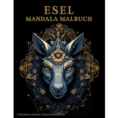 Abbildung von Esel Mandala Malbuch Für Erwachsene und Jugendliche: Anti Stress Geschenke Stressabbau Entspannung