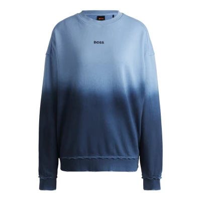 Abbildung von BOSS Elaslogan Degradee Sweatshirt, Damen, Größe: Small, Patterned twelve