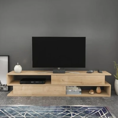 Abbildung von TV Möbel Bosaw B160cm Eiche hell Menzzo