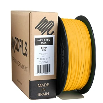 Abbildung von 3DFILS PETG Filament Orange für 3D Drucker (1,75 mm / 1 kg, orange)