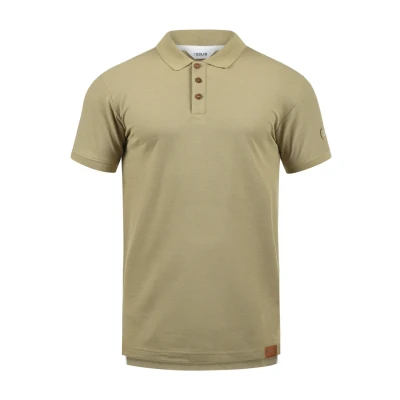 Abbildung von Solid Sdtrippolo Poloshirt, Herren, Größe: Small, Sand melan