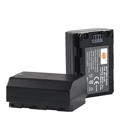 Abbildung von DSTE 2PCS NP FZ100 (2000mAh/7.2V) Li Ion Akku Kompatibel mit Sony A7R3, A7R III, Alpha 9, 9R, a9R, a9S, 9S
