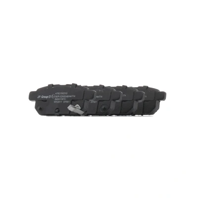 Abbildung von JP GROUP 4763700210 Bremsbelagsatz Hinterachse mit akustischer Verschleißwarnung SUZUKI: SWIFT 4, Vitara IV SUV, 5