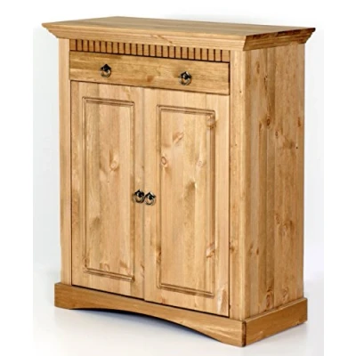 Abbildung von Clever Moebel Kommode 2 trg aus Kiefernholz gelaugt geölt Schrank Sideboard