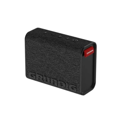 Abbildung von GRUNDIG Solo 2 Bluetooth Lautsprecher, 4.3 W RMS, V5.3, bis zu 30m Reichweite, 18+ Std. Akkulaufzeit, Powerbank Funktion, Freisprechfunktion, spritzwassergeschütztes Gehäuse, Schwarz
