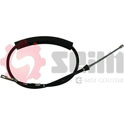 Abbildung von SEIM 554008 Handbremsseil hinten rechts 1075/814 Trommelbremse AUDI: A2