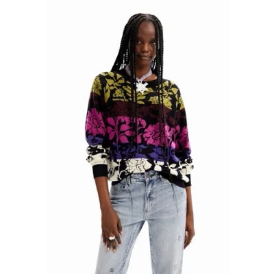 Abbildung von Desigual TAJO Strickpullover, Damen, Größe: Small, Black