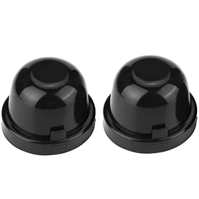 Abbildung von Qiilu Staubschutzkappen für Autoscheinwerfer, Scheinwerferabdeckung, 2 Stk. 70 Mm Auto LED Lampe Scheinwerfer Gummi Wasserdicht Staubdicht Abdeckkappe