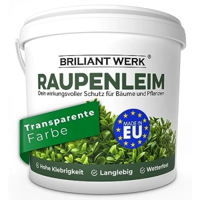Abbildung von Briliantwerk® Raupenleim für Obstbäume 0,9L I Der Leimring schützt vor Frostspannern, Ameisen, Läusen uvm. Baumleim auch Zimmerpflanzen geeignet